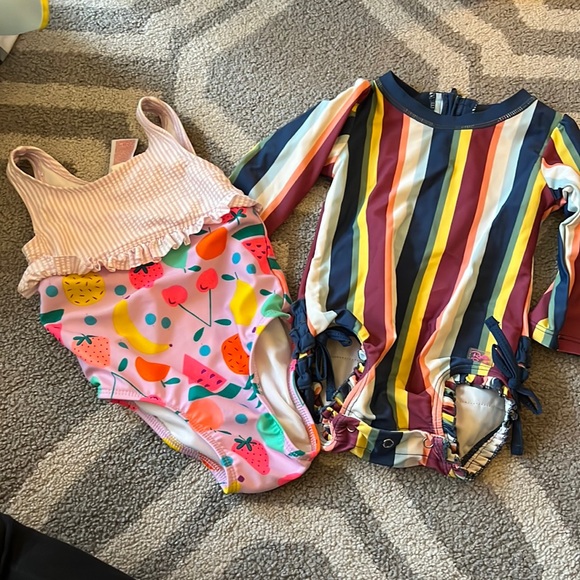 Ruffle Butts and Cat & Jack Swimsuits—worn a handful of times - Picture 1 of 4
